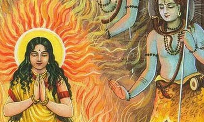 Goddess Sati was born from the fruits of her father Daksha’s penance