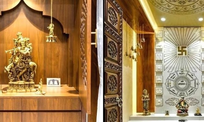 Which direction is auspicious to keep temple in a house.