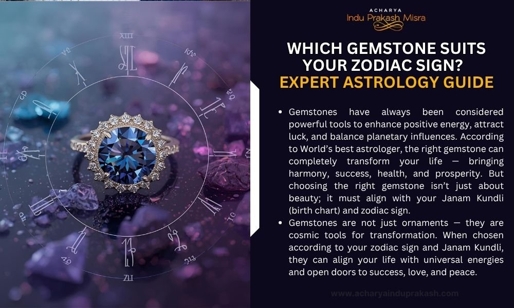 Which Gemstone Suits Your Zodiac Sign Expert Astrology Guide Gemstone