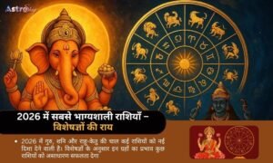 2026 में सबसे भाग्यशाली राशियाँ