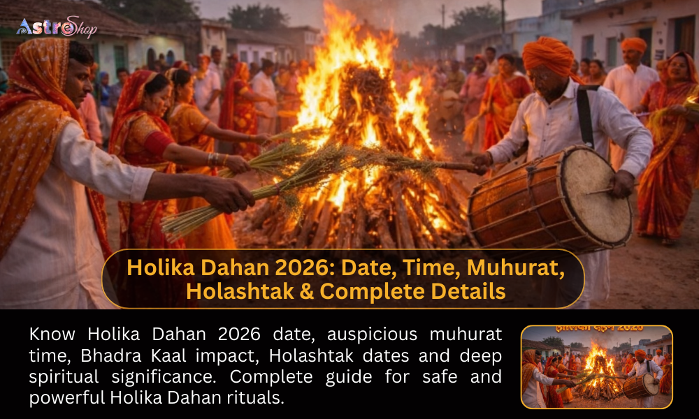Holika Dahan 2026: Date, Time, Muhurat, Holashtak & Complete Details