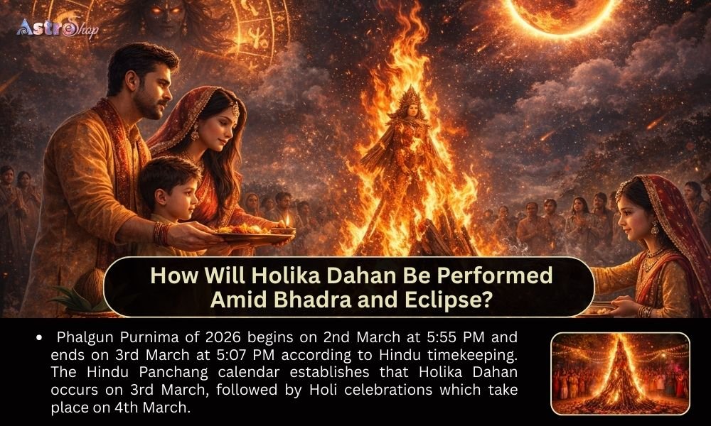 How Will Holika Dahan Be Performed Amid Bhadra and Eclipse