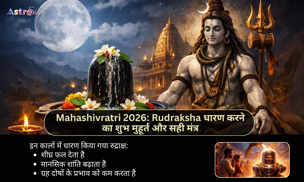 Mahashivratri 2026 Rudraksha धारण करने का शुभ मुहूर्त और सही मंत्र