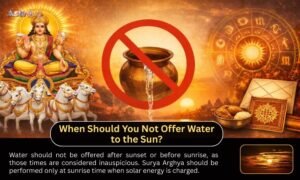 When not to offer water to the Sun